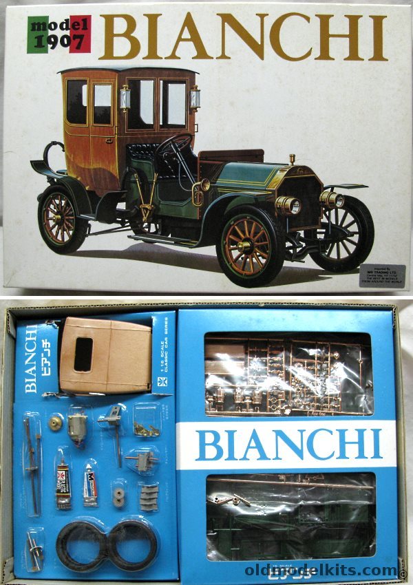 Bandai 1/16 1907 Bianchi Motorized, 38065 plastic model kit